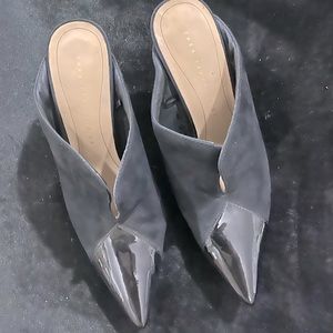 Zara Trafaluc Black Mule w/ low heels